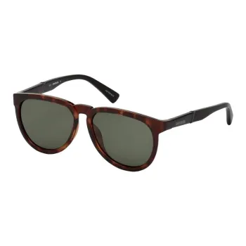 DIESEL Plastic Acetate Oval Sunglasses Men's Tortoiseshell