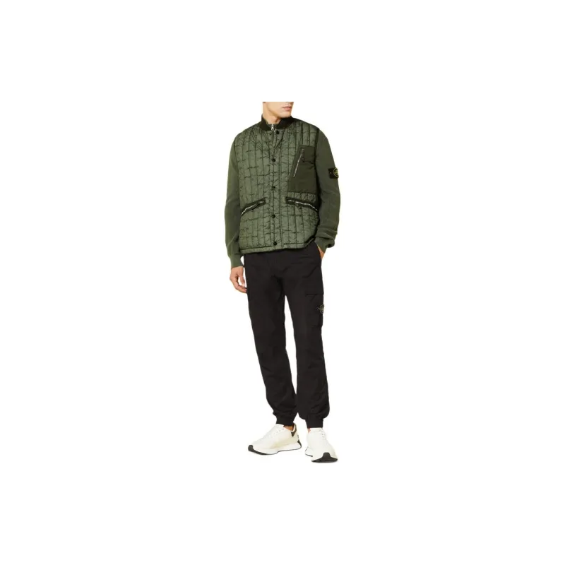 STONE ISLAND Stella Button Up Quilted Padded Gilet-2