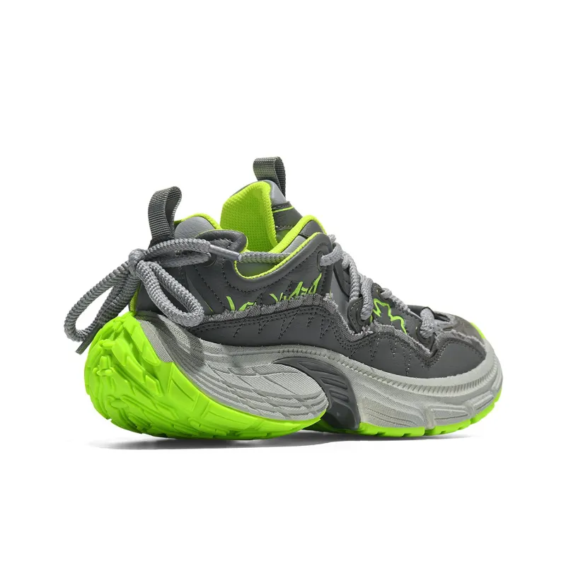 V TOXSEIE Cushioning Anti Slip And Wear Resistant Height Increasing Low Top Chunky Sneakers Men's-7