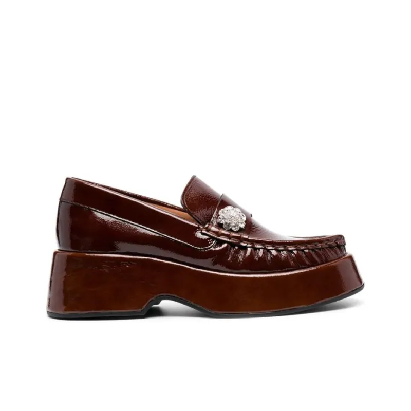 GANNI Platform Shoes Women's Brown-1