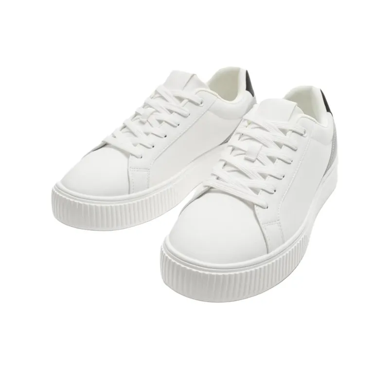 ZARA Low Top Skateboard Shoes Men's White-2