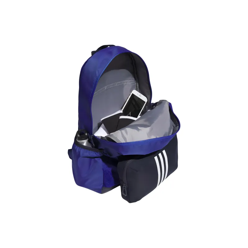 Adidas Recycled Polyester Backpack Regular Men's Semi Fuorescent Blue & Legend Ink-3