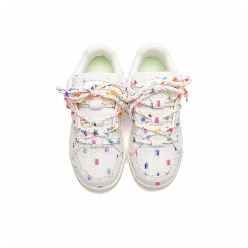 T628 Slip Resistant Waterproof Abrasion Resistant Lightweight Breathable Low Top Skateboard Shoes Women's Box Included-9