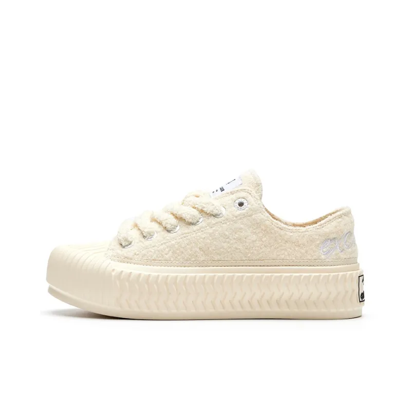 Excelsior Canvas Shoes Unisex Low Top Light Gray/Black/Dark Brown/Ecru/Pink-15
