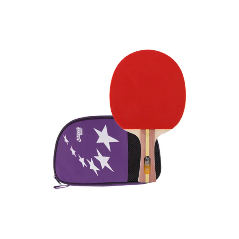 DHS Ping Pong Paddles Unisex All Wood Red-0