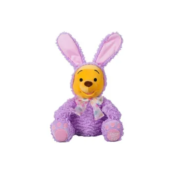Disney Cute Rabbit On The Go Fluffy Party Collection Winnie The Pooh Dolls Plush Doll Small Size Tall