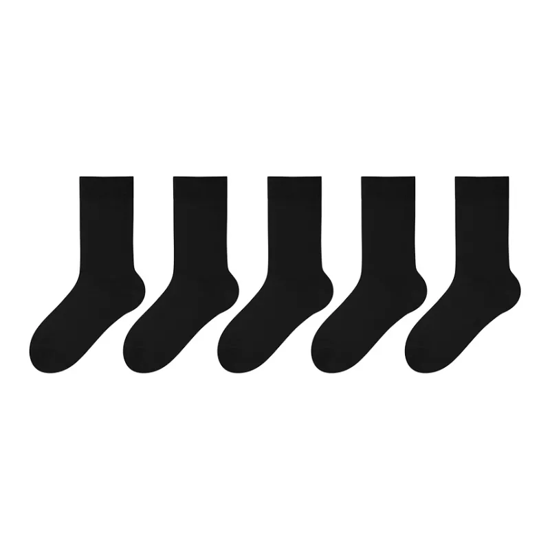 B&C.Room Mid Calf Socks Basic Unisex 5 Pack-10