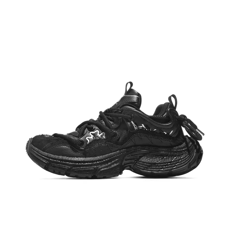V TOXSEIE Cushioning Anti Slip And Wear Resistant Height Increasing Low Top Chunky Sneakers Men's-0