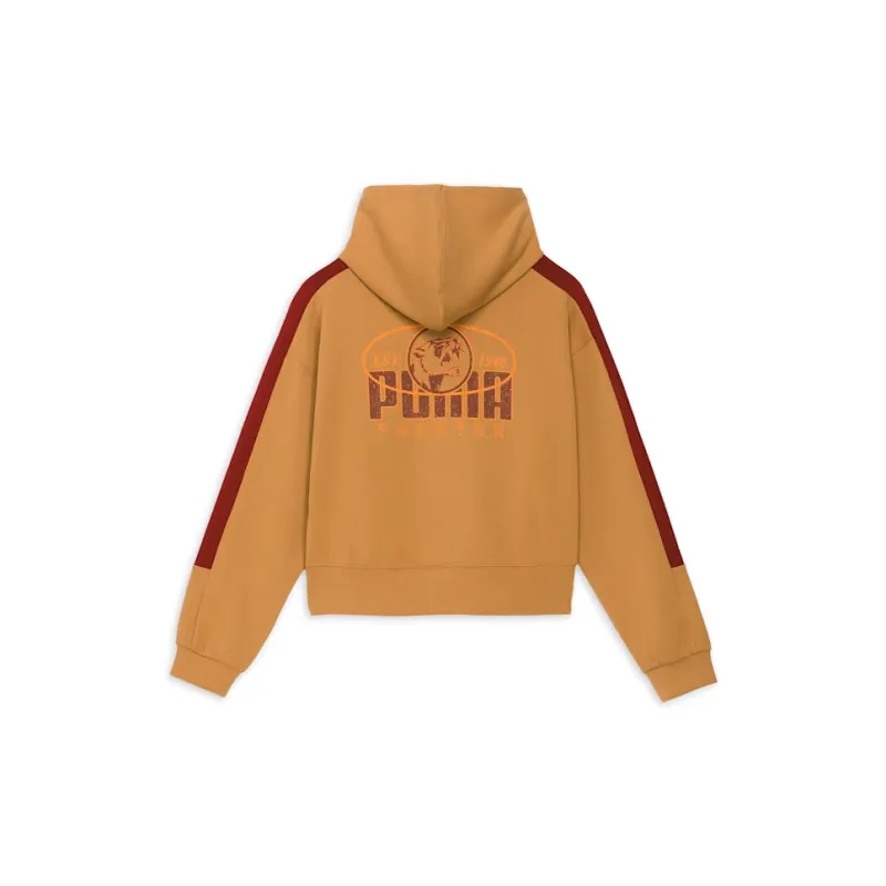 PUMA CORE HERITAGE Sweatshirt Women's Caramel Latte-1