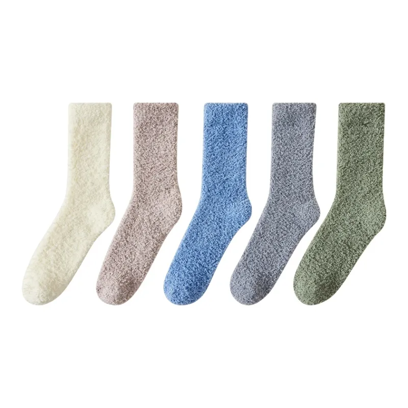 MIIOW Mid Calf Socks Men's 5 Pack-4