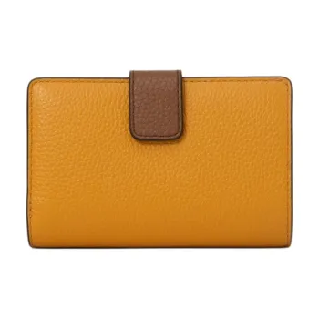 MICHAEL KORS Jet Set Travel Cow Leather Wallet Medium Size Women's Yellow