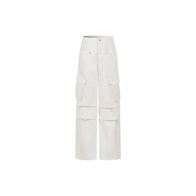 Three Quarters Jeans Women's White-1
