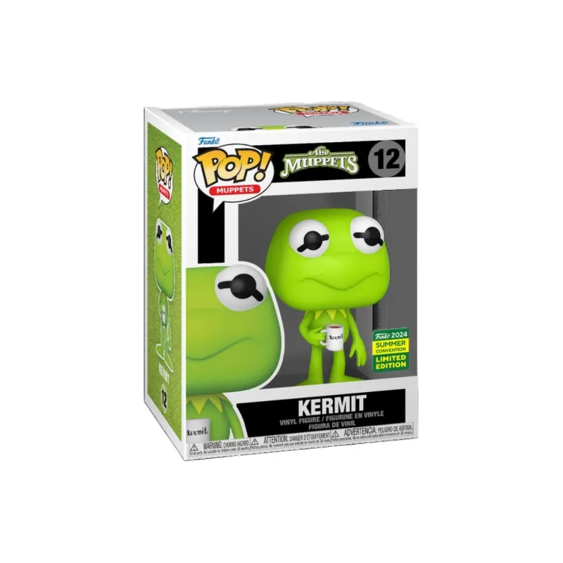 Funko The Muppets POP! Collection Selection, Cute And Invincible Drinking Tea Kermit The Frog Chibi Figures-2