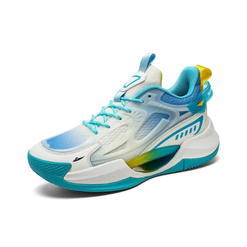Kuding Cushioned Slip-Resistant Abrasion-Resistant Mid-Top Basketball Shoes Unisex-5