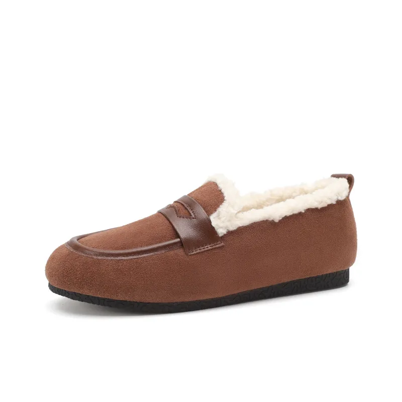 FOXER Birkenstock Insulated Shoes Women's Casual Shoes Low Heel Women's-4