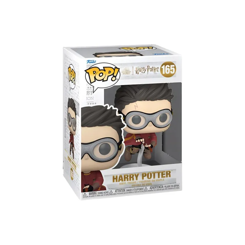 Funko x HARRY POTTER POP! Harry Riding A Flying Broom With A Broom Chibi Figures-2