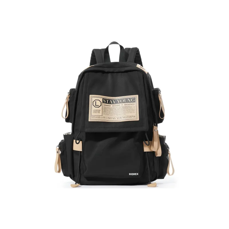 RIOREX Canvas Backpack Laptop Bag Unisex Multicolor-0