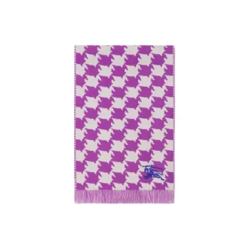 Burberry Houndstooth Scarf