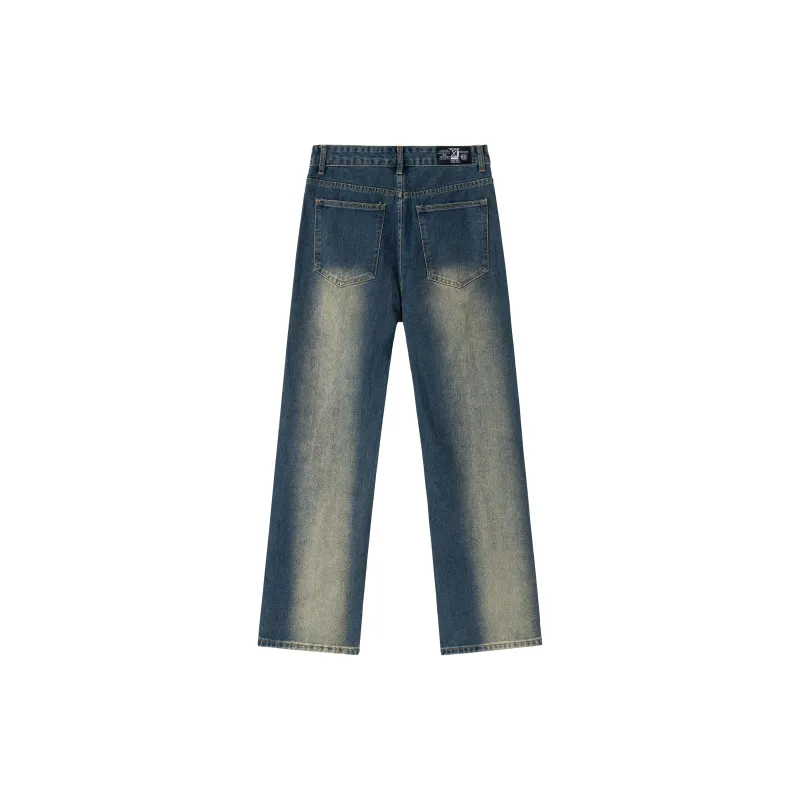 XINYINSU Jeans Unisex Dark Blue-1
