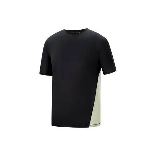 SALOMON SENSE T-Shirts Men Dark Black / Light Brown