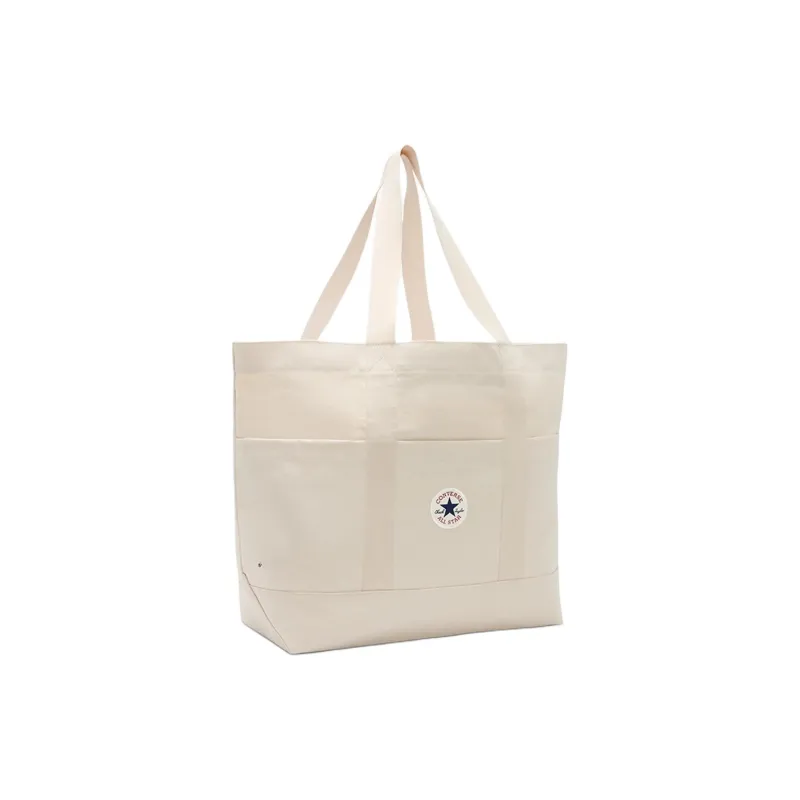 Converse Canvas Tote Bag, Shopping Bag, Handbag Unisex Ecru-1