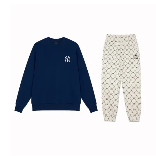 MLB Casual Sportswear Unisex Navy Blue/Beige