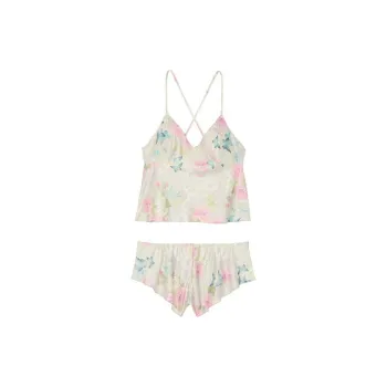 Victoria's Secret SEXY KI Pajama Set Women's Butterfly Floral Print