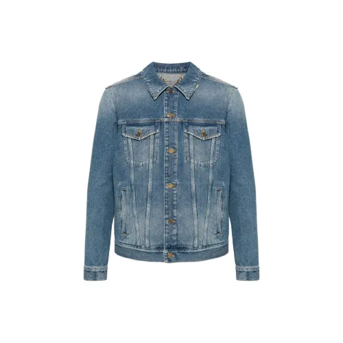 Golden Goose Denim Jackets Men Blue