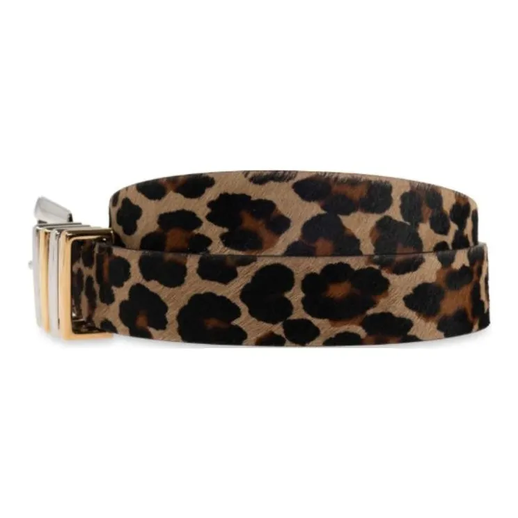 VERSACE Leopard Detailed Belt-1