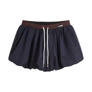 LALABOBO Casual Short Skirts Women's Prussian Blue