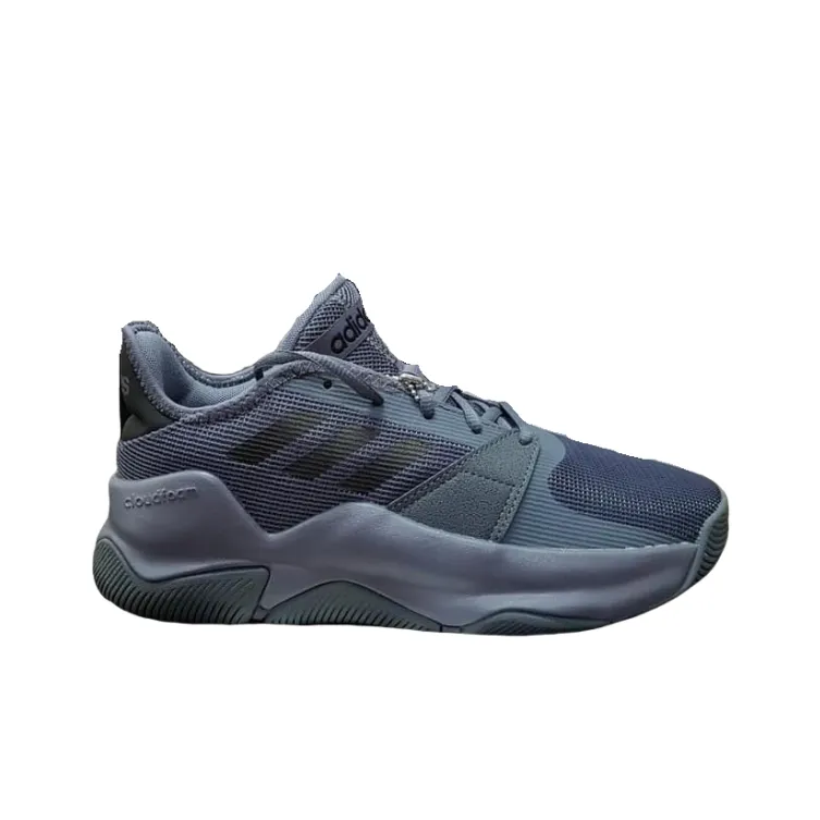 Adidas Streetflow Anti-Slip Wear-Resistant Low-Top Basketball Shoes Men's Blue-1