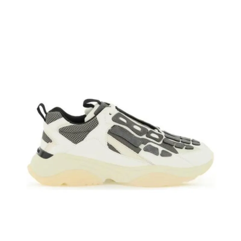 AMIRI Bone Runner Tan Grey Mesh-1