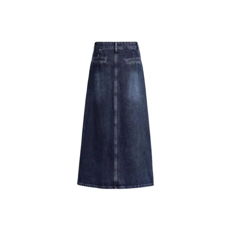 SONGS ALONG Denim Long Skirts Women's-3