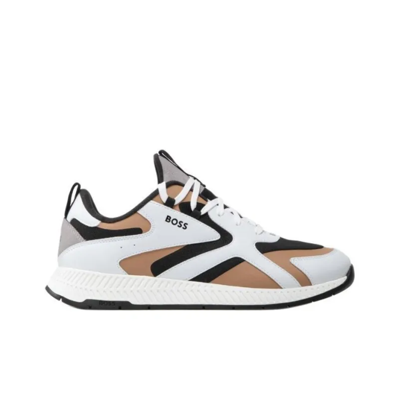 HUGO BOSS Low Top Casual Shoes Men's Brown-1