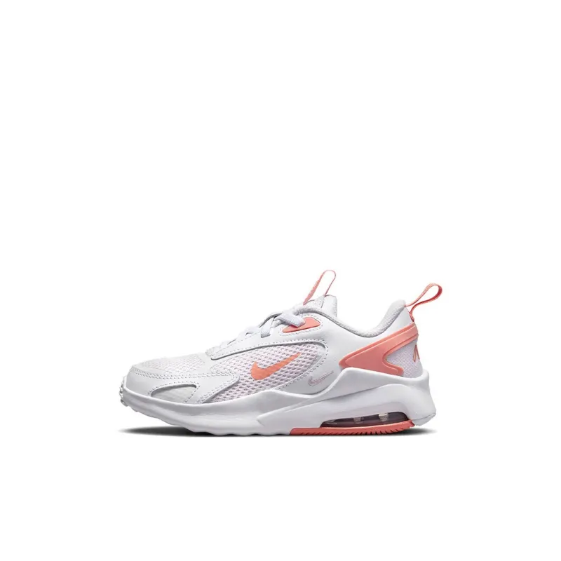 Nike Air Max Bolt Slip-Resistant Cushioning Wear-Resistant Running Shoes Pink White Children Aged 3-7 Years Old-0