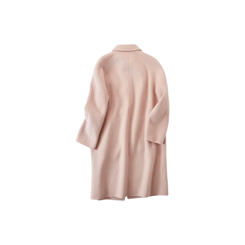 XIANGYING Coats Women's Pink-1