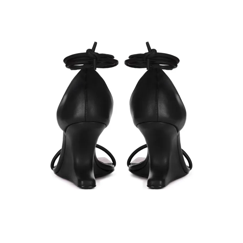RICK OWENS 110mm Lido Cantilever 8 T Leather Sandals-4