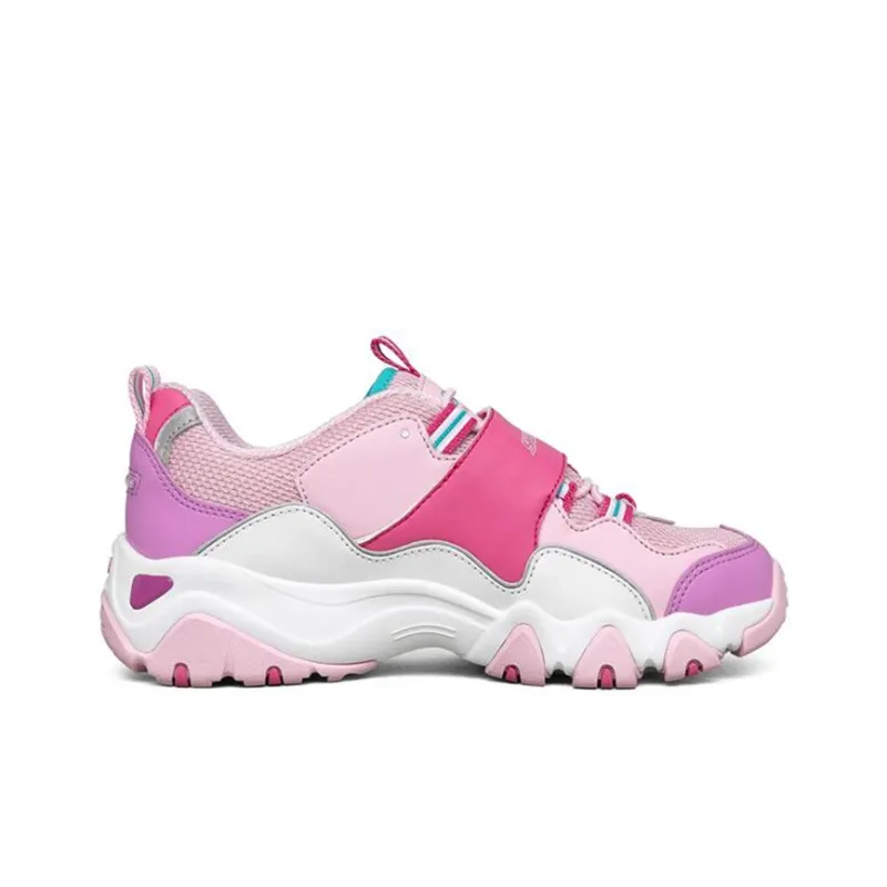 Skechers D'LITES Series Cushioning Anti Slip And Wear Resistant Kids Lifestyle Shoes Teenagers-1