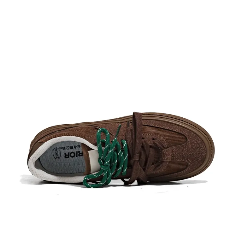 Warrior Low Top Skateboard Shoes Women's Coffee-3
