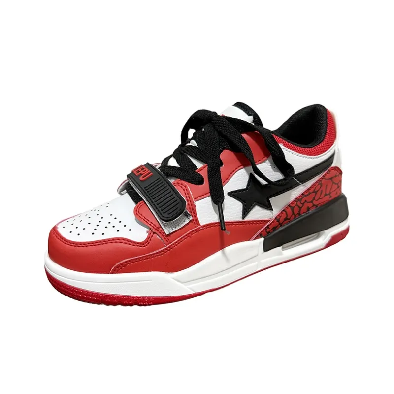 Wooden Rabbit Height Increasing Wear-Resistant Lightweight Breathable Slip-Resistant Low-Top Skateboard Shoes Unisex-15