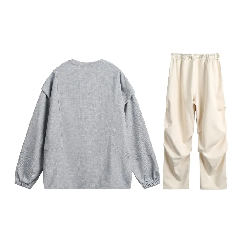 MEIPIN TANG Sweatshirt Set Unisex-22