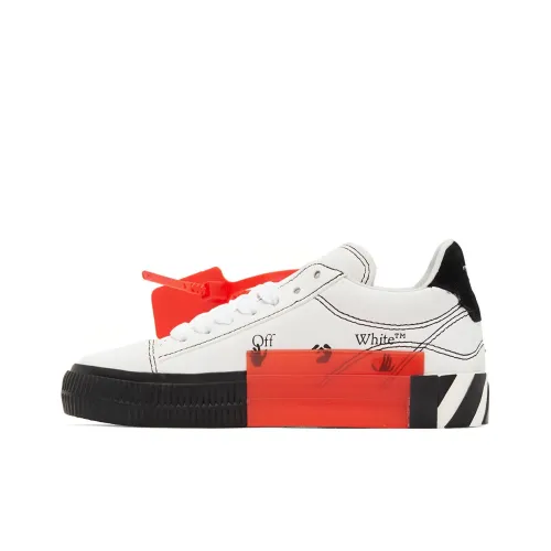 OFF-WHITE Low Vulc White Black Women's