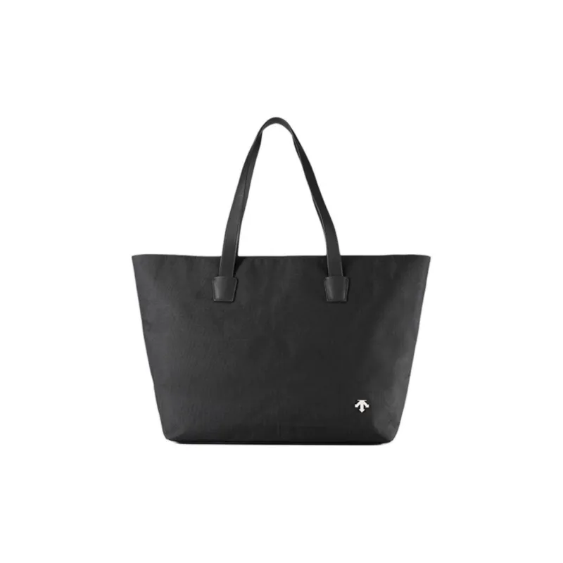 DESCENTE DSG COLLECTION Synthetic Leather Tote Bag Shopping Bag Handbag Men's Black-3