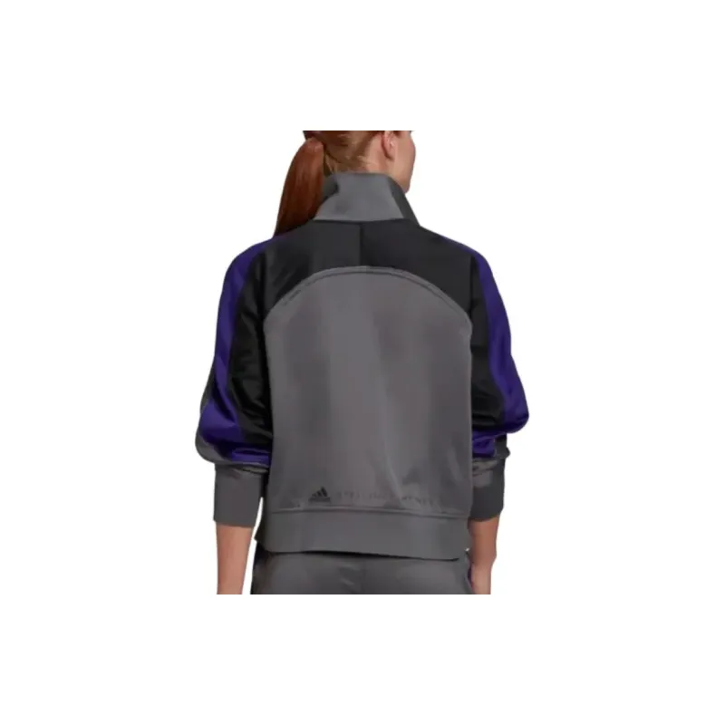 Adidas Stella McCartney Jackets Coats Women's Granite/Collegiate Purple/Black-3
