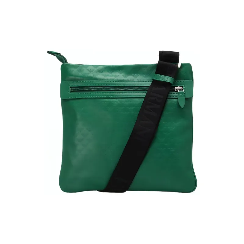 EMPORIO ARMANI PVC Messenger Bag Shoulder Bag Crossbody Bag Men's Green-0