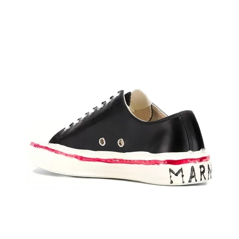 MARNI Low Top Skateboard Shoes Women's Black-3