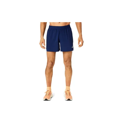 Asics ROAD 2-N-1 5IN Casual Shorts Men Blue Vastness / Birch Wood Color