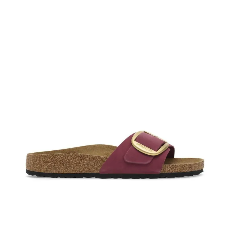 Birkenstock Madrid Big Buckle Slip-Resistant Slide Slippers Women's Purple-1