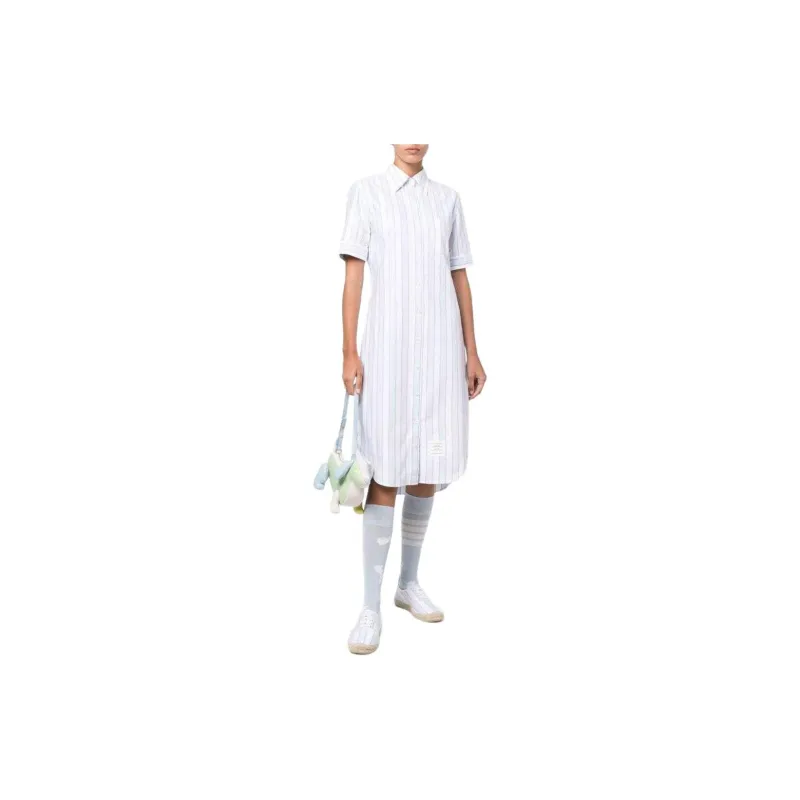 THOM BROWNE· Thom Browne SS23 CNY Short Sleeved Dress Women's White-2