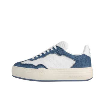LOUIS VUITTON Groovy Low Top Skateboard Shoes Women's Blue